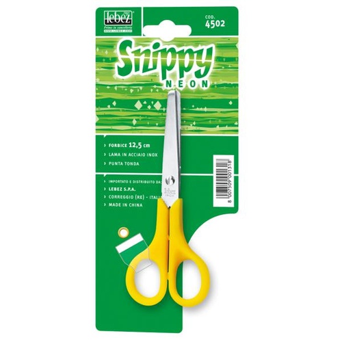 BLISTER FORBICI SCUOLA LEBEZ SNIPPY cm.12,5 x1