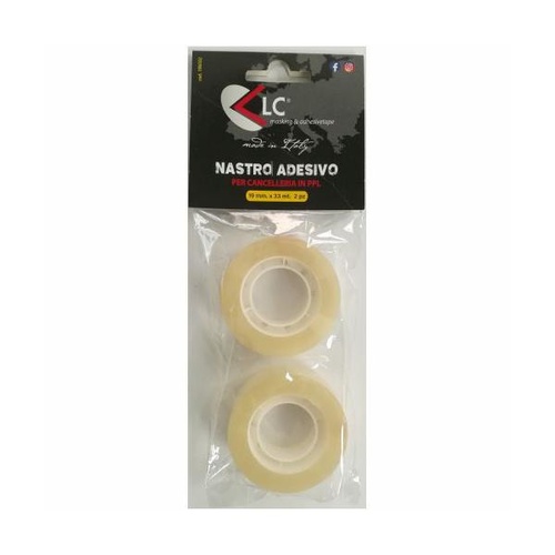 BLISTER NASTRO ADESIVO TRASP. LC 19X33 x2