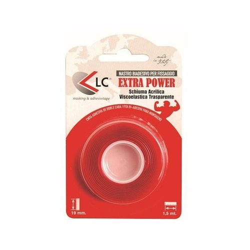 BLISTER NASTRO BIADESIVO LC EXTRA POWER SKIN 19X1,5 x1