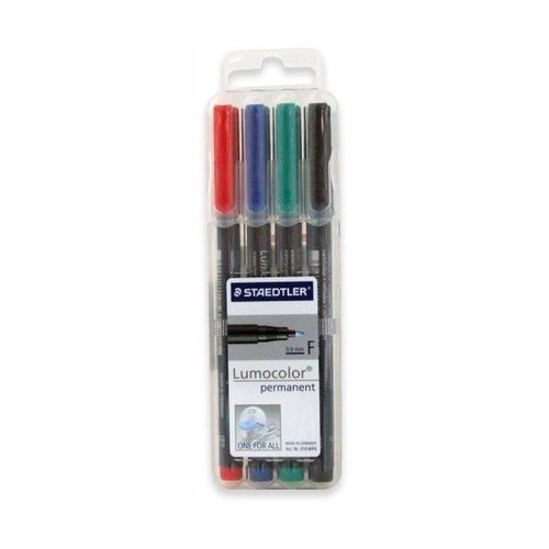 BLISTER PENNA OHP LUMOCOLOR PERMANENTE FINE x4