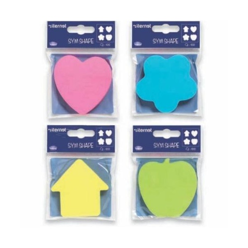 BLISTER POST-IT ITERNET SYM SHAPE FORME ASS. x1