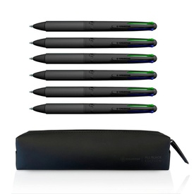 PENNA SFERA 4 COLORI OSAMA 4MULTI URBAN ALL BLACK CON ASTUCCIO