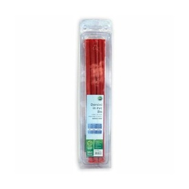 BLISTER DORSINO LEGAFOGLI cm 29.7 D8 x10 ROSSO